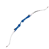 картинка Лук классический Jandao 68" 30lb синяя рукоять/белые плечи  от магазина Arbalet.ru