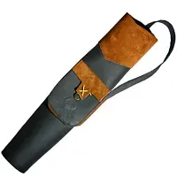 картинка Колчан для лучных стрел заспинный (кожа) от магазина Arbalet.ru