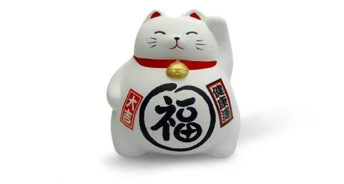 картинка Сувенир копилка Манэки Кот 10 см,  ручная работа, Япония MN-02 от магазина Arbalet.ru 