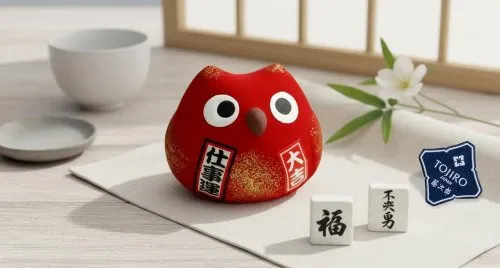 картинка Сувенир Сова 5 см, ручная работа Япония MS-04 от магазина Arbalet.ru  фото 2