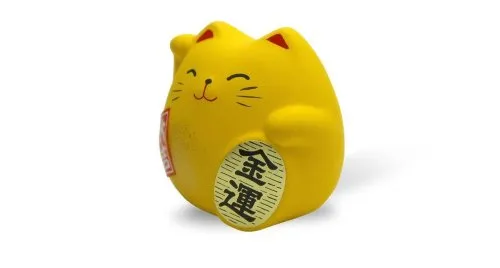 картинка Сувенир Манэки Кот 5 см, ручная работа, Япония MK-04 от магазина Arbalet.ru  фото 2