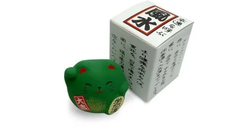 картинка Сувенир Манэки Кот 5 см, ручная работа, Япония MK-07 от магазина Arbalet.ru  фото 4