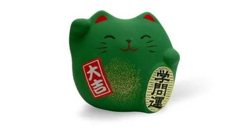 картинка Сувенир Манэки Кот 5 см, ручная работа, Япония MK-07 от магазина Arbalet.ru 
