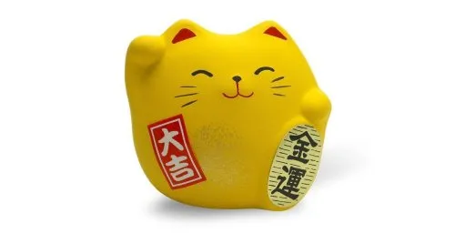 картинка Сувенир Манэки Кот 5 см, ручная работа, Япония MK-04 от магазина Arbalet.ru 