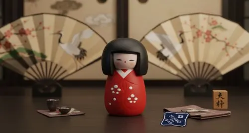 картинка Сувенир МИНИ КУКОЛКА КОКЭСИ 5 см, ручная работа, красный, производство Япония магазин Arbalet.ru-- Заказывай луки и арбалеты, стрелы | Качество | Доставка | Гарантия фото 4 картинка Сувенир МИНИ КУКОЛКА КОКЭСИ 5 см, ручная работа, красный, производство Япония MD-01 от магазина Arbalet.ru фото 4