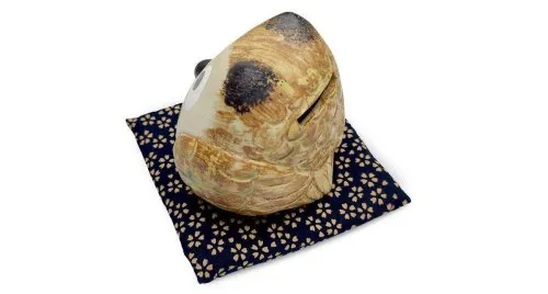 картинка Сувенир-копилка Fukuro (Фукуро) "Сова", ручная работа, фаянс, Япония MS-00 от магазина Arbalet.ru  фото 4