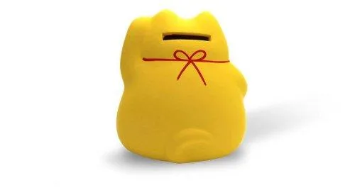 картинка Сувенир копилка Манэки Кот 10 см,  ручная работа, Япония MN-03 от магазина Arbalet.ru  фото 4