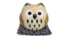 картинка Сувенир-копилка Fukuro (Фукуро) "Сова", ручная работа, фаянс, Япония от магазина Arbalet.ru