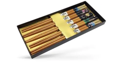 картинка Палочки набор для еды "Пейзаж", Япония магазин Arbalet.ru-- Заказывай луки и арбалеты, стрелы | Качество | Доставка | Гарантия фото 2 картинка Палочки набор для еды "Пейзаж", Япония M-03 от магазина Arbalet.ru фото 2