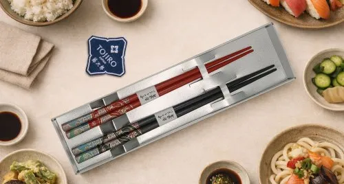 картинка Палочки набор для еды "Образ осени" Япония M-01 от магазина Arbalet.ru  фото 5