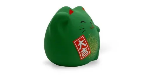 картинка Сувенир Манэки Кот 5 см, ручная работа, Япония MK-07 от магазина Arbalet.ru  фото 2