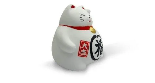 картинка Сувенир копилка Манэки Кот 10 см,  ручная работа, Япония MN-02 от магазина Arbalet.ru  фото 2