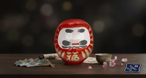 картинка Сувенир Daruma (Дарума), 9 см, ручная работа, Япония магазин Arbalet.ru-- Заказывай луки и арбалеты, стрелы | Качество | Доставка | Гарантия фото 2 картинка Сувенир Daruma (Дарума), 9 см, ручная работа, Япония S-01 от магазина Arbalet.ru фото 2