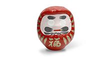 картинка Сувенир Daruma (Дарума), 9 см, ручная работа, Япония от магазина Arbalet.ru